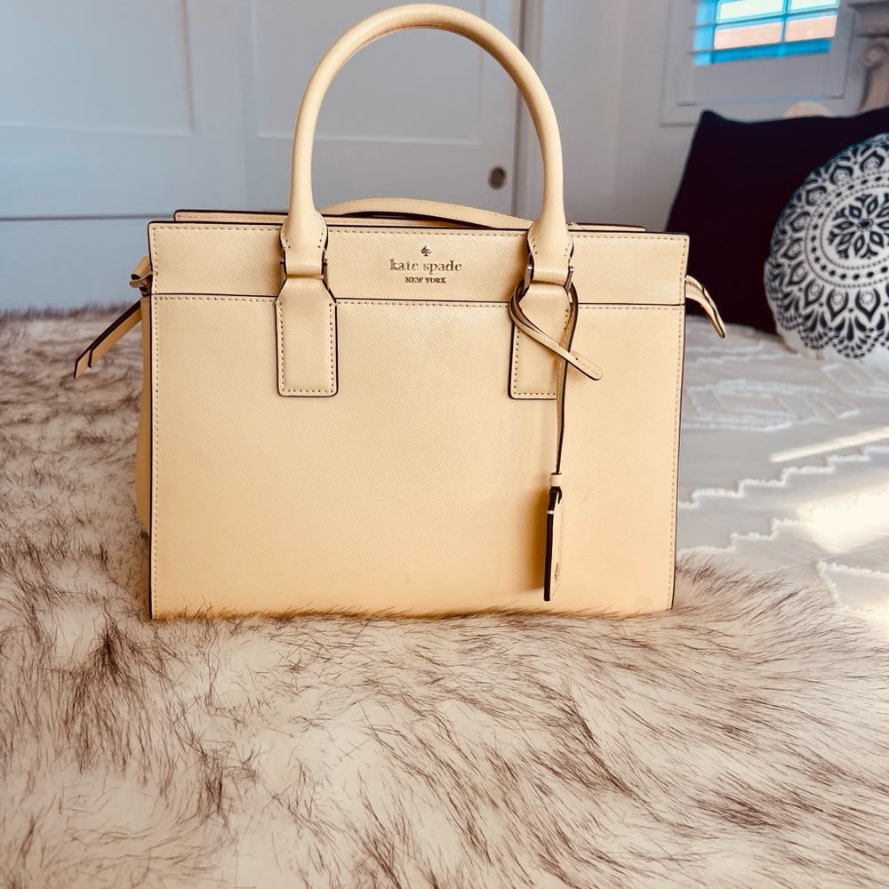 Kate Spade Yellow Satchel Bag *free shipping* - Picture 2 of 5
